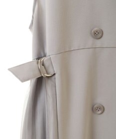 earth music&ecology サイドプリーツジレンチ