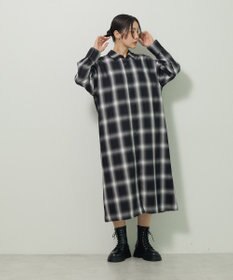 Green Parks ロングシャツワンピース