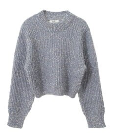 earth music&ecology ブラッシュヤーンニットプルオーバー