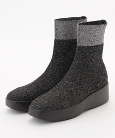 steppi 【防水/洗える】プラットフォーム ストレッチブーツ