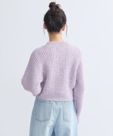 earth music&ecology ブラッシュヤーンニットプルオーバー