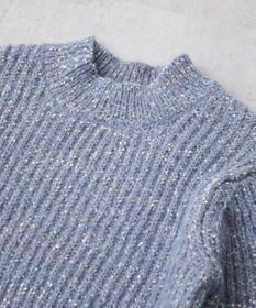 earth music&ecology ブラッシュヤーンニットプルオーバー