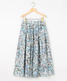 組曲 S ヘアリーフラワープリント スカート