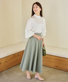 #Newans 【シワになりにくい】〈花乃まりあさんコラボ〉サーキュラースカート