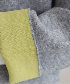 WEGO 【ANGIE VINTAGE】ノーカラーニットコート