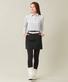 23区GOLF 【WOMEN】白夜ゴルフ柄 長袖シャツ