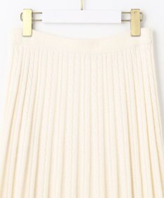 ANY SIS L 【セットアップ対応】スフレケーブルニット スカート