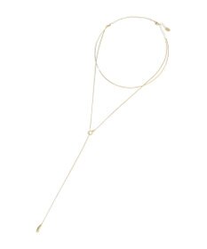 YECCA VECCA ハーフチョーカーY字ネックレス