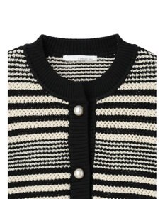 Green Parks ・ＥＬＥＮＣＡＲＥ　ＤＵＥ　パール釦カーディガン