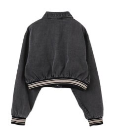 WEGO スタジアムロゴデニムショートスタジャン