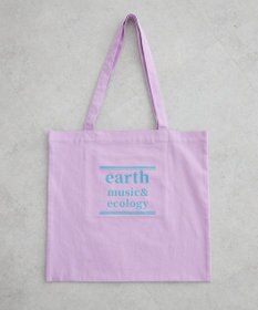 earth music&ecology バイカラーロゴトートバッグ