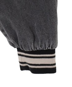 WEGO スタジアムロゴデニムショートスタジャン