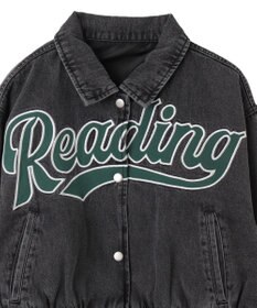 WEGO スタジアムロゴデニムショートスタジャン