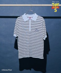 AMERICAN HOLIC 【TOY STORY 5】ボーダー半袖ニットポロ