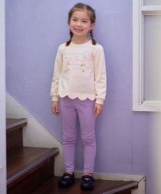 ANY KIDS 裏毛 スカラップ トレーナー