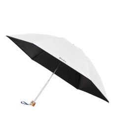 MOONBAT POLO RALPH LAUREN 晴雨兼用日傘 折りたたみ傘 ボーダー×パイピング／一級遮光 遮熱 UV