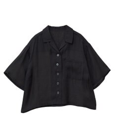 AMERICAN HOLIC 接触冷感シアー開襟半袖シャツ