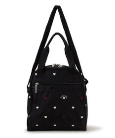 LeSportsac N/S MINI SATCHEL/レッド/ホワイトハートEMB