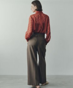 YECCA VECCA 【UVカット/接触冷感/洗える】ベルト付きイージーケアワイドパンツ