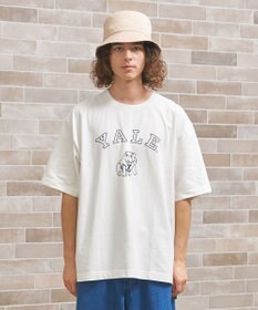 J.PRESS YORK STREET 【UNISEX】YALEブルドックプリント Tシャツ