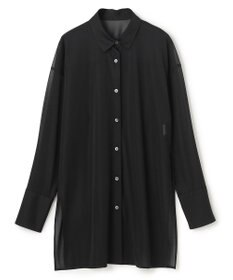 uncrave トリコットシフォン ロングシャツ