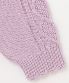 ANY KIDS リボン ケーブル ニット