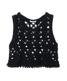 Green Parks かぎ針編みニットベスト