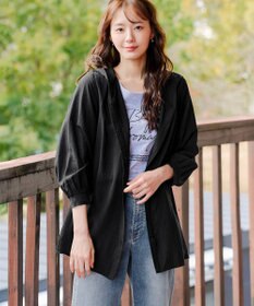 Tiaclasse 【洗える】フード付きフレアチュニック