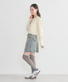 earth music&ecology レース襟カーディガン