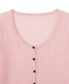 earth music&ecology シアーリブカーディガン