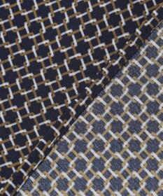 23区 【洗える】スクエアチェーンプリント ブラウス