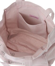 Maison de FLEUR ブランドロゴ刺繍スクエアトートバッグ