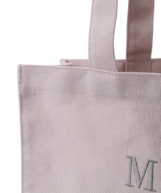 Maison de FLEUR ブランドロゴ刺繍スクエアトートバッグ