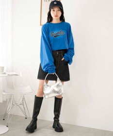 WEGO ヴィンテージライクショートスウェット