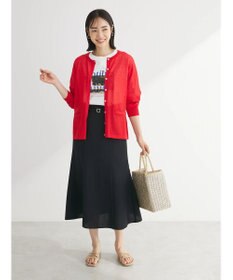 Green Parks きれシルベルト付きフレアスカート