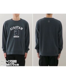 Mother garden しろたん フロッキープリント トレーナー ユニセックス