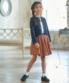 組曲 KIDS 【110-140cm】リボンアート Tシャツ