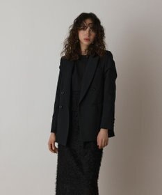 GRACE CONTINENTAL フェザー刺繍コンビワンピース