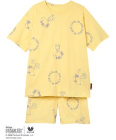 WACOAL PEANUTS パジャマ 5分袖 半袖 5分丈 オーガニックコットン100%(本体) レディース FDT169 /ワコール