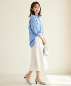 Pointer 【5.5cmヒール】日本製 本革バックルパンプス