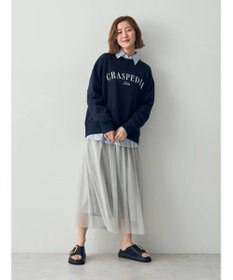 YECCA VECCA ラメチュールギャザースカート