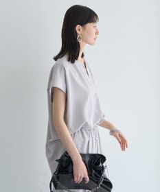 YECCA VECCA 【マシンウォッシャブル】サラサラスキッパーブラウス