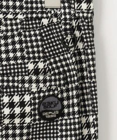 23区GOLF フレンチシックなスタイリングに！【WOMEN】チェック柄 テーパードパンツ