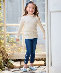 ANY KIDS 首フリルしあわせタッチニット