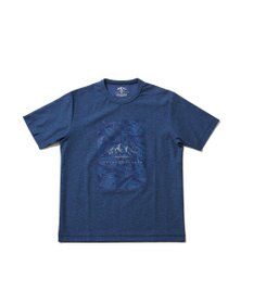 JOSEPH ABBOUD MOUNTAIN 【UNISEX】スラブリーフプリント Tシャツ