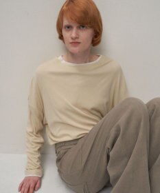 ATON COTTON LINEN FRAISE | ロングスリーブＴシャツ