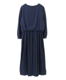 YECCA VECCA ジョーゼットプリーツワンピース