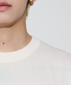 WEGO 【ユニセックス着用ITEM】チェックディテールロゴT（SS）