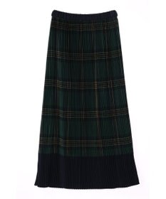 CRAFT STANDARD BOUTIQUE 配色チェックプリーツスカート