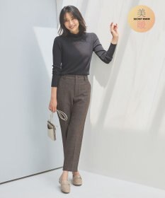 ANY L 【ウエストゴム/リントラク加工/裏起毛/ストレッチ】シークレットウォーム　テーパードパンツ